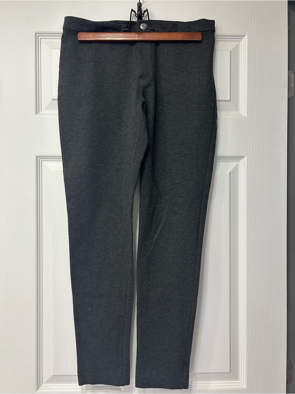 Women’s Dark Gray Stretch Ponte Knit Leggings